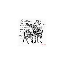 HOME DECOR MİDİ STENCİL 22*22 CM HDM-108