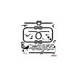 Home Decor Midi Stencil 22*22 cm hdm-62