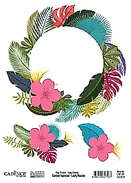 Cadence Dairesel Yapraklar Kolay Transfer LRET-01