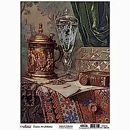 CADENCE DELUXE ART ANTİKALAR PİRİNÇ DEKOPAJ MODEL AC-009 (60X85)