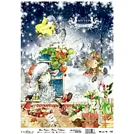 Model 782 Yılbaşı Cadence Pirinç Dekopaj Kağıdı 30x42cm