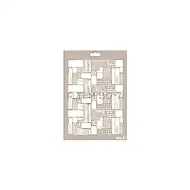 Mix Media Stencıl A4 MA-32