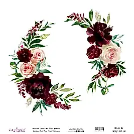 Model WFC019 Sulu Boya Çiçek Pirinç Kağıt Koleksiyonu 30x32