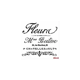 Home Decor Midi Stencil 22*22 cm hdm-40