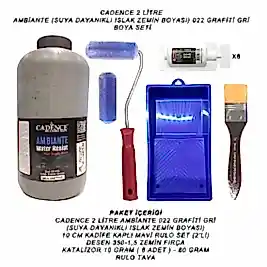 2 LİTRE AMBİANTE 022 GRAFİTİ GRİ SET