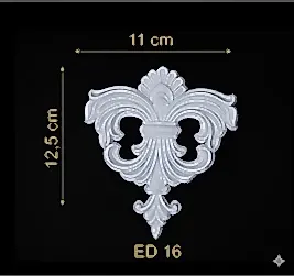 ED-16 Dekoratif Esnek Aplik (2'li)