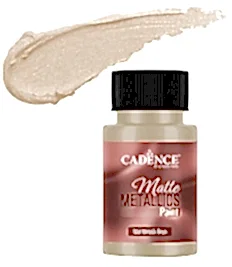 CADENCE MAT METALİK BOYA 50ML ŞAMPANYA -MMB04