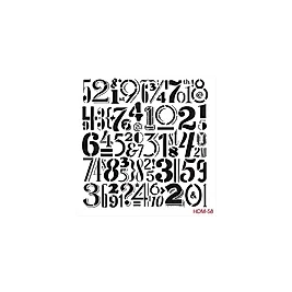 Home Decor Midi Stencil 22*22 cm hdm-58