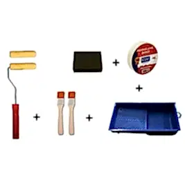 10cm Kadife Rulo Multi Fırça Set