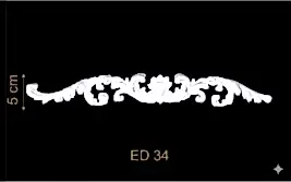 ED-34 Dekoratif Esnek Aplik (2'li)