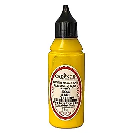 Boyutlu Boncuk Boya Sarı 50 ml B-504