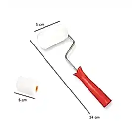 Rulo Sünger Fırça (5 cm)  Yedek Sünger Hediyeli