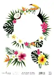 Cadence Dairesel Yapraklar Pirinç Koleksiyonu LRRP-05