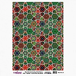 DESENLİ GÜMÜŞ VARAK PİRİNÇ DEKOPAJ 30*42 CM MODEL 033