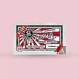 Toz Kumaş Boyası Kırmızı V-08