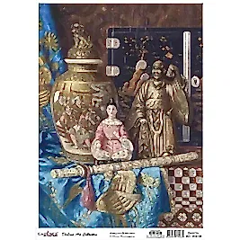 CADENCE DELUXE ART ANTİKALAR PİRİNÇ DEKOPAJ MODEL AC-018 (60X85)