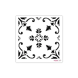 HOME DECOR MİDİ STENCİL 22*22 CM HDM-177