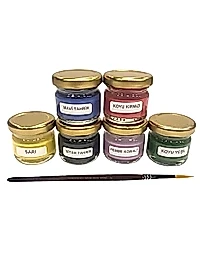 DESEN ÇİNİ BOYASI 6'LI SET