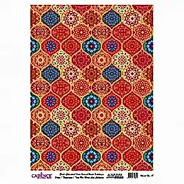 DESENLİ ALTIN VARAK PİRİNÇ DEKOPAJ 30*42 CM MODEL 018