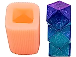 Mini Geometrik Silikon Mum Kalıbı M-280