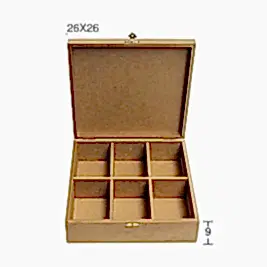 KU 325 KARE BÖLMELİ KUTU