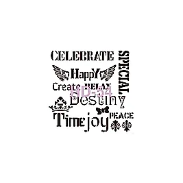 Home Decor (Duvar) Stencıl 45*45 cm HD-54