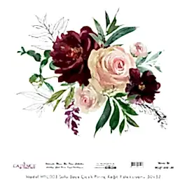 Model WFC003 Sulu Boya Çiçek Pirinç Kağıt Koleksiyonu 90x92