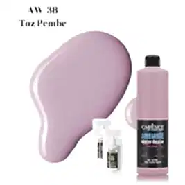 AW38 Toz Pembe Ambiante Islak Zemin Boyası 500ML + Katalizör 20GR