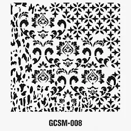 GRUNGE STENCIL MİNİ GCSM-008 25X25
