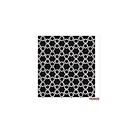 Home Decor Midi Stencil 22*22 cm hdm-89