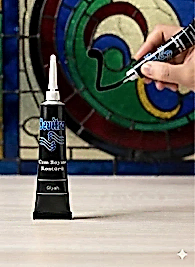 Desen Cam Boyası Kontürü Siyah 20 ml