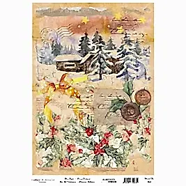 Model 902 Yılbaşı Cadence Pirinç Dekopaj Kağıdı 30x42cm