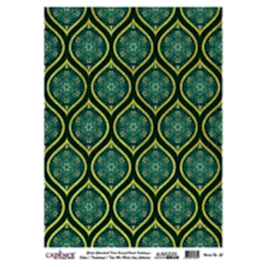 DESENLİ ALTIN VARAK PİRİNÇ DEKOPAJ 30*42 CM MODEL 022