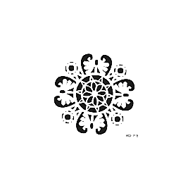 Home Decor (Duvar) Stencıl 45*45 cm HD-119