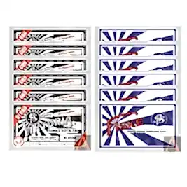 TOZ KUMAŞ BOYASI SET (6 SİYAH + 6 FİSKE)