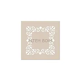 Kare Stencıl KA02 22*22 cm