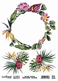 Cadence Dairesel Yapraklar Kolay Transfer LRET-04