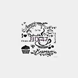 Home Decor (Duvar) Stencıl 45*45 cm HD-47