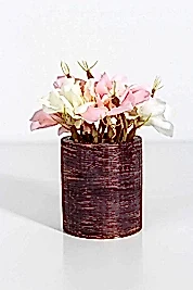 Silindir Beton Saksı Silikon Kalıp B-49