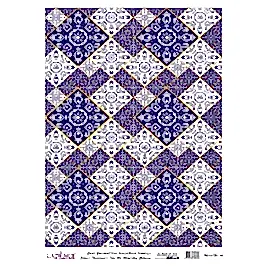 DESENLİ ALTIN VARAK PİRİNÇ DEKOPAJ 30*42 CM MODEL 046