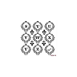 Home Decor Midi Stencil 22*22 cm hdm-16