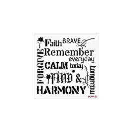 Home Decor Midi Stencil 22*22 cm hdm-53