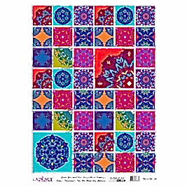 DESENLİ GÜMÜŞ VARAK PİRİNÇ DEKOPAJ 30*42 CM MODEL 030