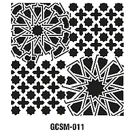 GRUNGE STENCIL MİNİ GCSM-011 25X25