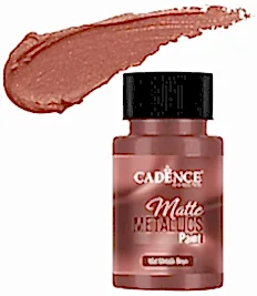 CADENCE MAT METALİK BOYA 50ML ANTİK BAKIR -MMB09