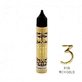 3D BONCUK BOYA-5136-RİCH GOLD