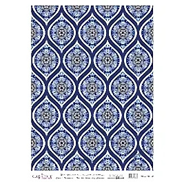 DESENLİ GÜMÜŞ VARAK PİRİNÇ DEKOPAJ 30*42 CM MODEL 021