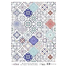 DESENLİ GÜMÜŞ VARAK PİRİNÇ DEKOPAJ 30*42 CM MODEL 053