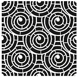 Home Decor (Duvar) Stencıl 45*45 cm HD-172