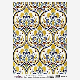 DESENLİ ALTIN VARAK PİRİNÇ DEKOPAJ 30*42 CM MODEL 035